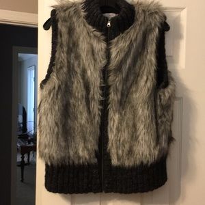 Loft faux fur vest